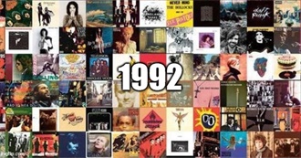 Albums From 1992 That Steve Has Listened To