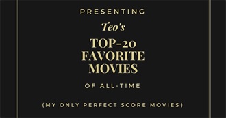 Teo&#39;s Top-20 Movies of All-Time