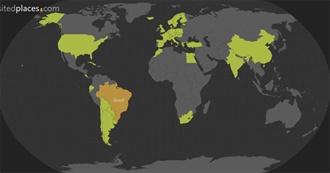 Countries Gabriel Has Visited!