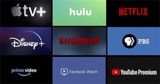 Films/TV Shows James Watched on Netflix, Hulu, Disney+, and Tubi in 2020