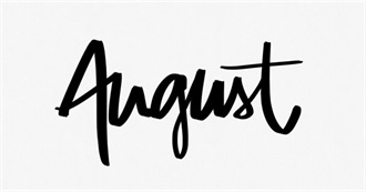 July &amp; August 2018