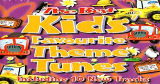 The Best Kids Favourite Theme Tunes Tracklist (2001 Release)