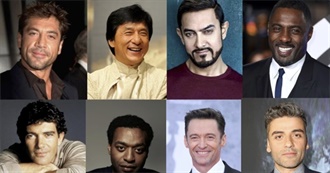 100 MALE (NOT AMERICAN) ACTORS