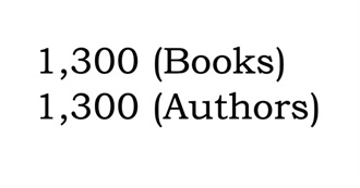 1,300 Books by 1,300 Authors That Todd Has Read