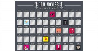 Every Movie in Order of How Cora Likes Them on the 100 Movie Bucket List Poster