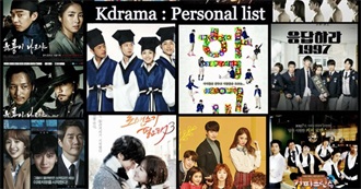 Kdrama : Personal List