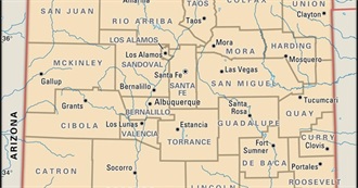 Largest Cities &amp; Seats of Every New Mexico County