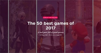 Polygon: The 50 Best Games of 2017