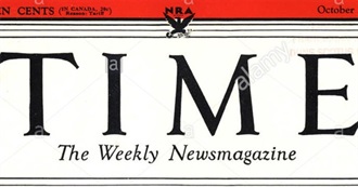 People on Time Magazine Covers 1930s