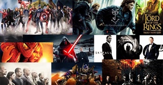 Films From the 25 Biggest Movie Franchises in America (Cheapism Blogspot)