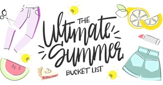 Summer Bucket List