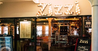 Zizzi Pizza Menu