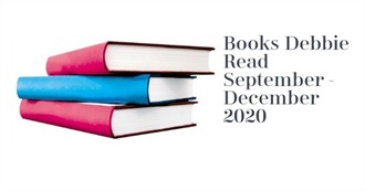 Books Debbie Read: September - December 2020