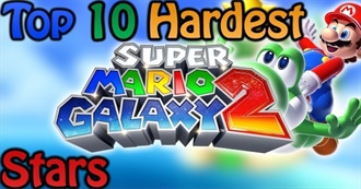 Top 10 Hardest Super Mario Galaxy 2 Stars