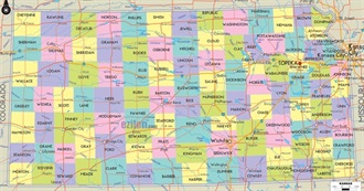 Largest Cities &amp; Seats of Every Kansas County