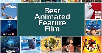 IMDb Highest Rated Animation Feature Film Per Year