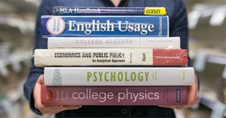 Books Read for Undergraduate School