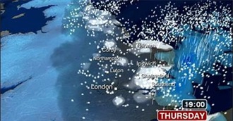 Cities and Towns on the BBC National Weather Map