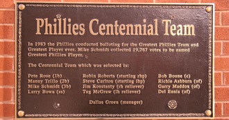 PHILADELPHIA PHILLIES CENTENNIAL TEAM