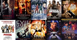 List of Films Based on Video Games