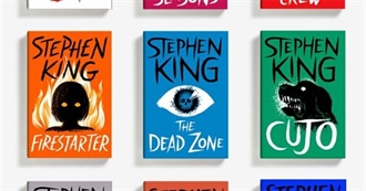 Stephen King Minimalist Book Covers