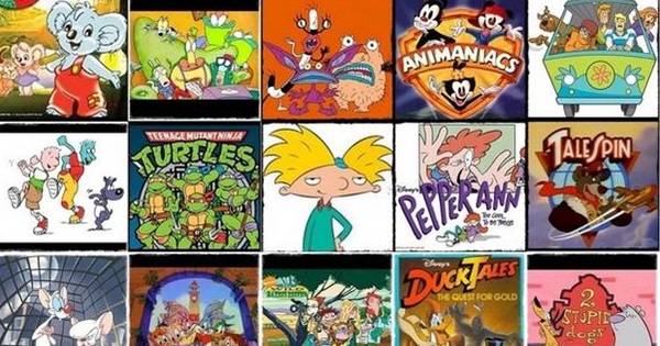 old cartoons 90s list