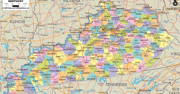 Largest Cities & Seats of Every Kentucky County