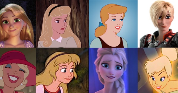 Female Disney Characters With Blonde Hair