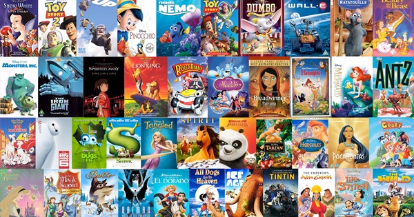 Animated Movies I Have Seen