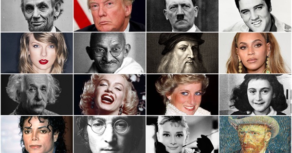 faces of famous people