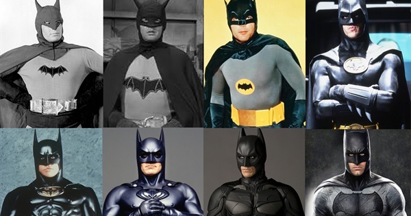 Batman Suits - Throughout History